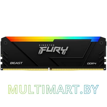Оперативная память Kingston FURY Beast RGB 2x16GB DDR4 PC4-28800 (KF436C18BB2AK2/32)